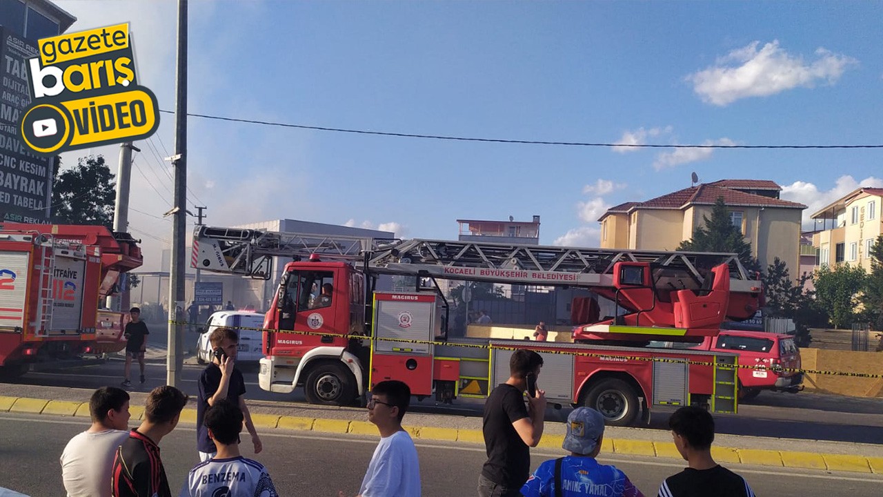 Darıca'da korkutan yangın