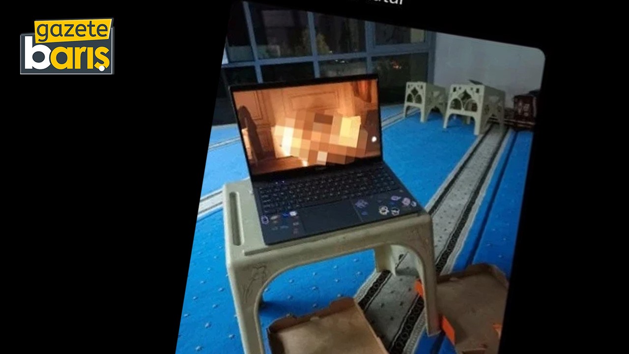 Sakarya'da öğrenci yurdu mescidinde skandal görüntü