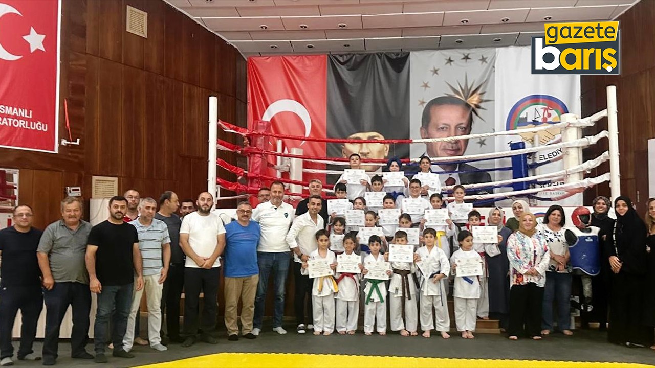 Körfez'de kuşak sınavı yapıldı