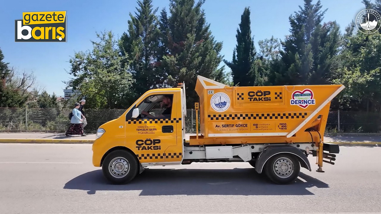 Derince’de temizliğe hızlı müdahale: “Çöp taksi” uygulaması başladı