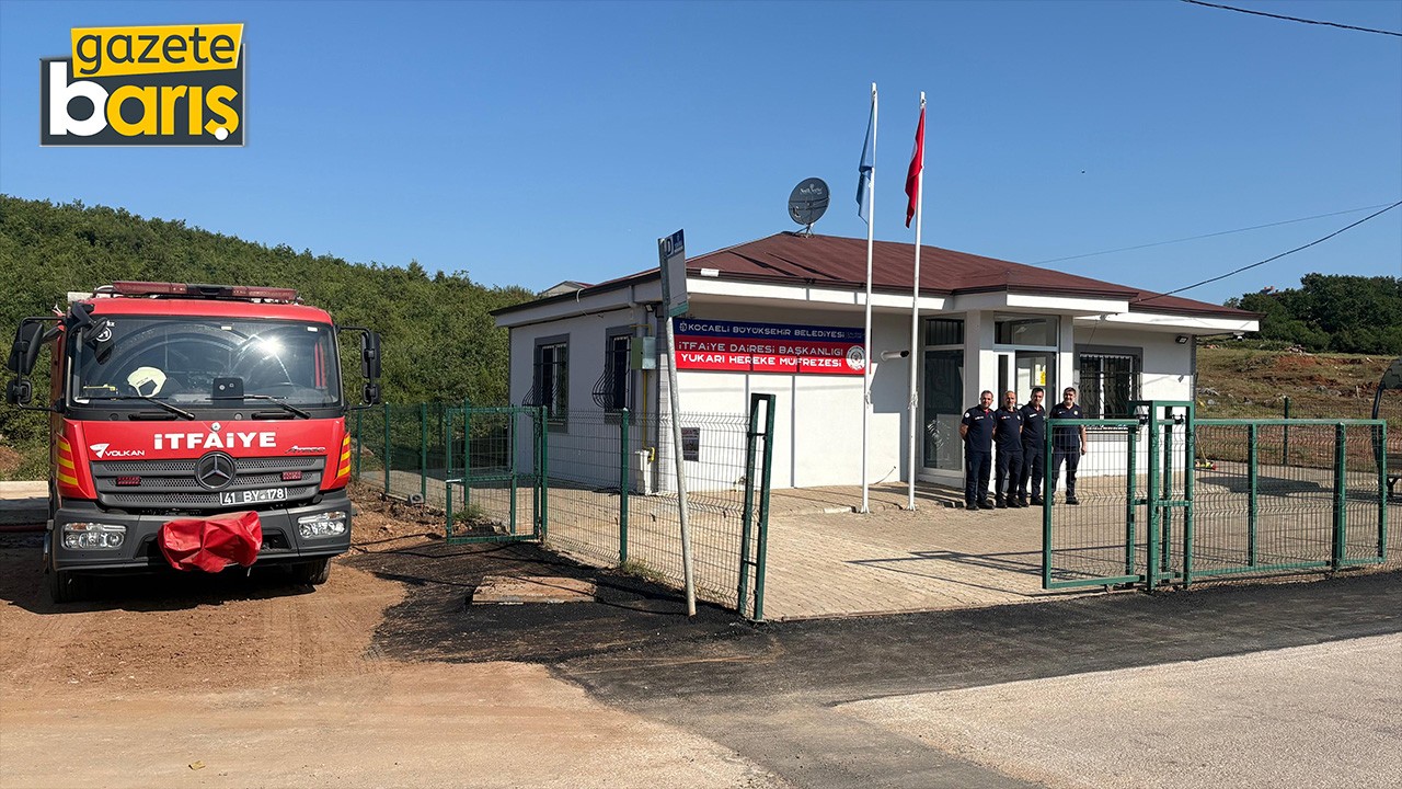Yukarı Hereke itfaiye binası açıldı
