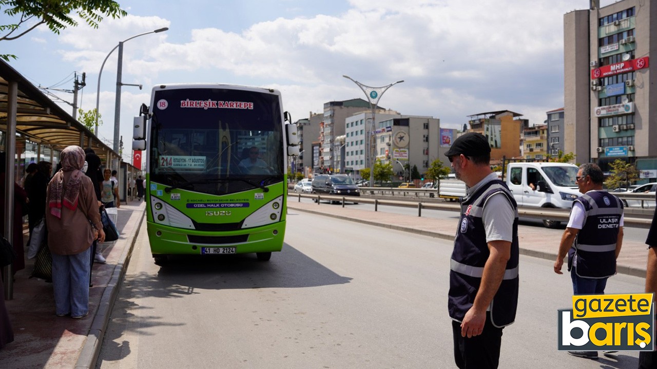 Kocaeli’de toplu taşımalara klima denetimi