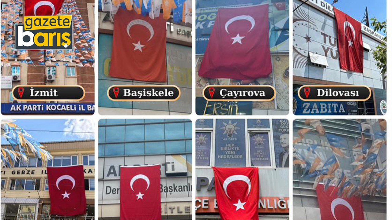 Erdoğan talimat verdi: Teşkilat binalarına Türk bayrağı...