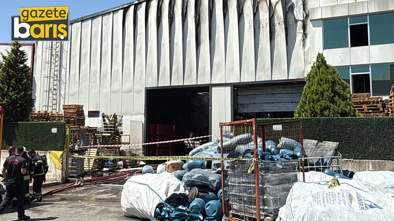 Kocaeli'de fabrikada korkutan yangın