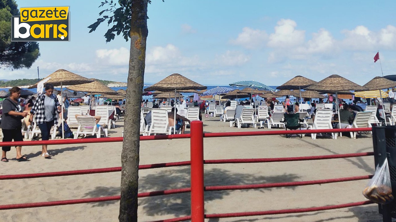 Kerpe Plajı'nda adım atacak yer kalmadı