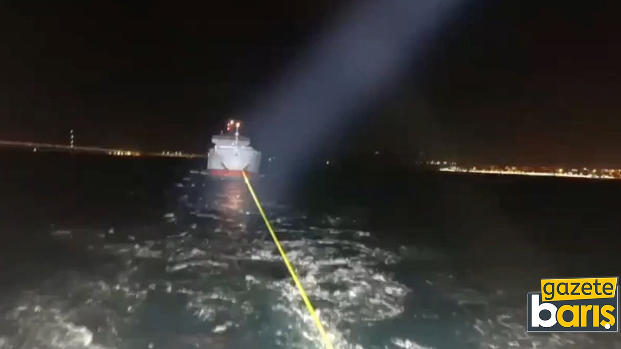 İspanya’dan Kocaeli’ye gelen kargo gemisi makine arızası yaptı
