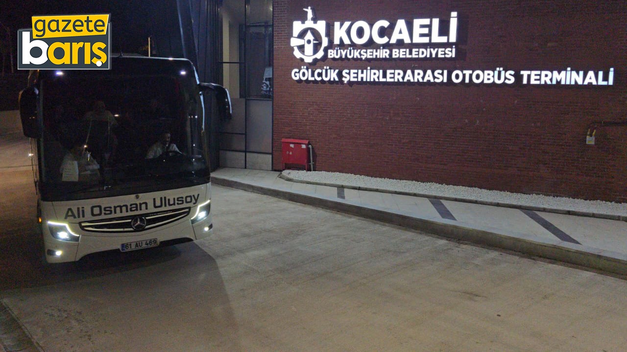 Gölcük Terminali'nden ilk sefer o ile yapıldı