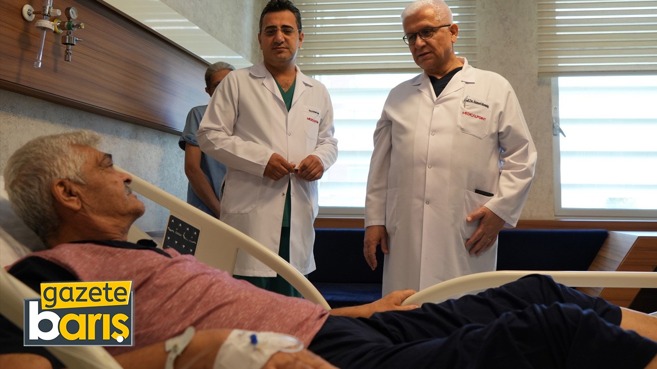 Türkiye'de nadir uygulanan yöntemle hayata tutundu