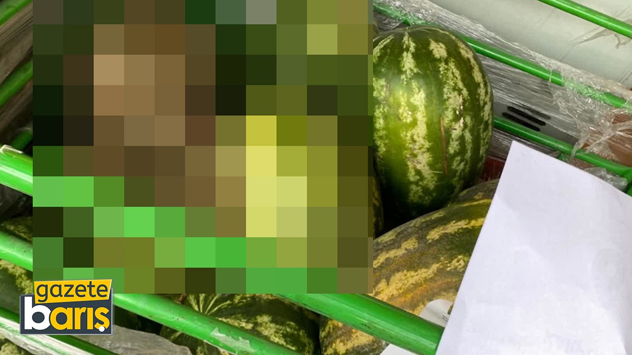 Derince’deki markette şok görüntü!