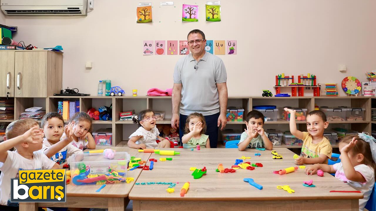 Başkan Gökçe minik yüreklerle bir araya geldi