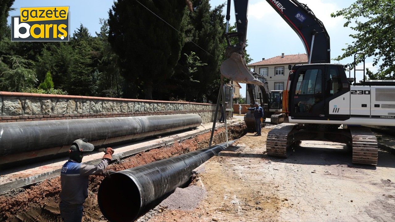 İSU'dan 3 ilçeye 27 milyonluk içme suyu hattı