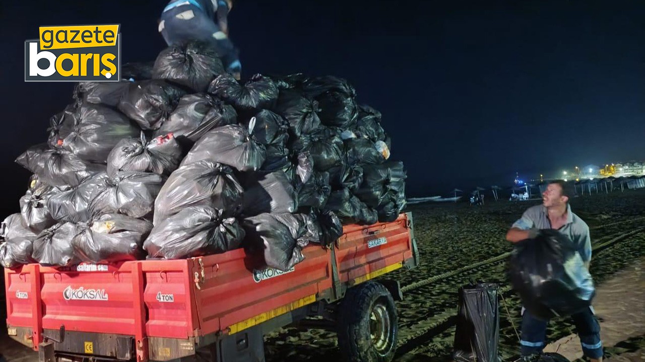 Temiz kumsallar i̇çin seferberlik! Kandıra sahillerinden 992 ton çöp toplandı