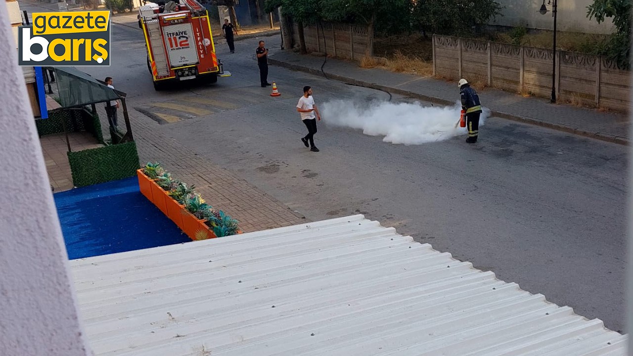 İzmit’te trafo alev aldı. İşte görüntüler