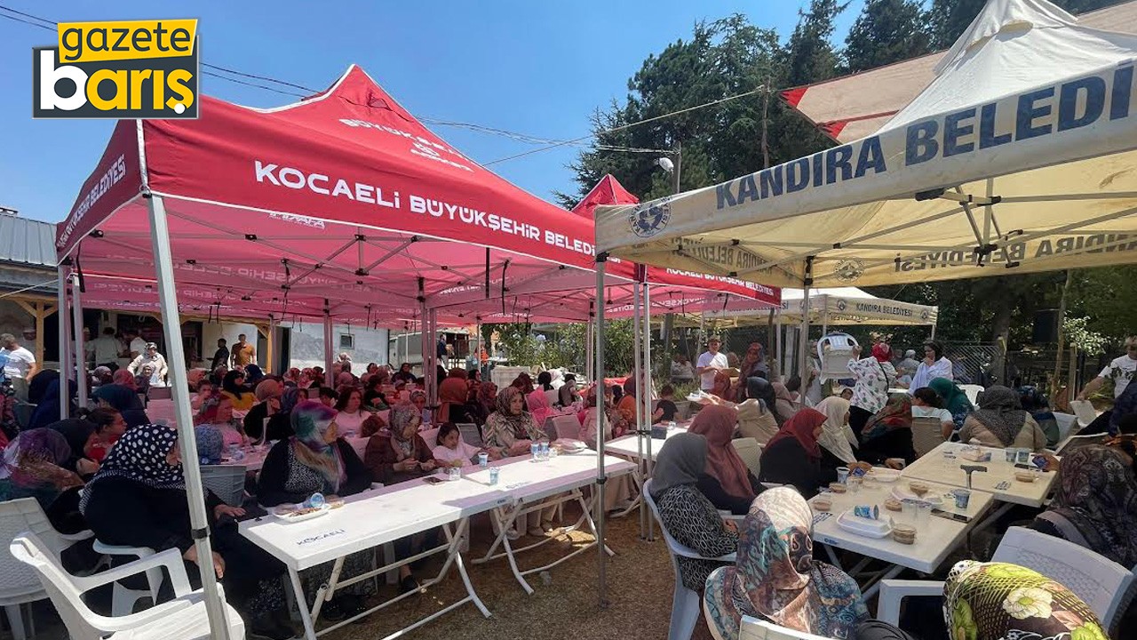 Kandıra’da köy dayanışmasının en güzel örneğini sergilediler