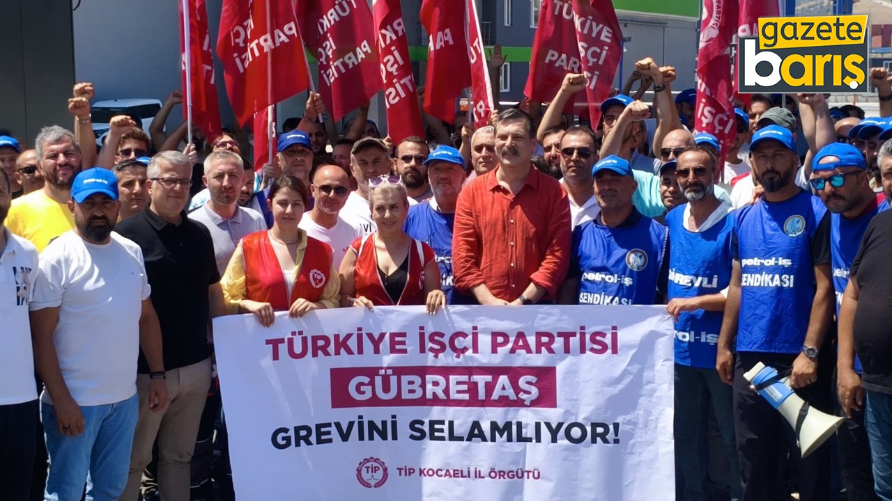 Erkan Baş’tan, GÜBRETAŞ işçisine moral