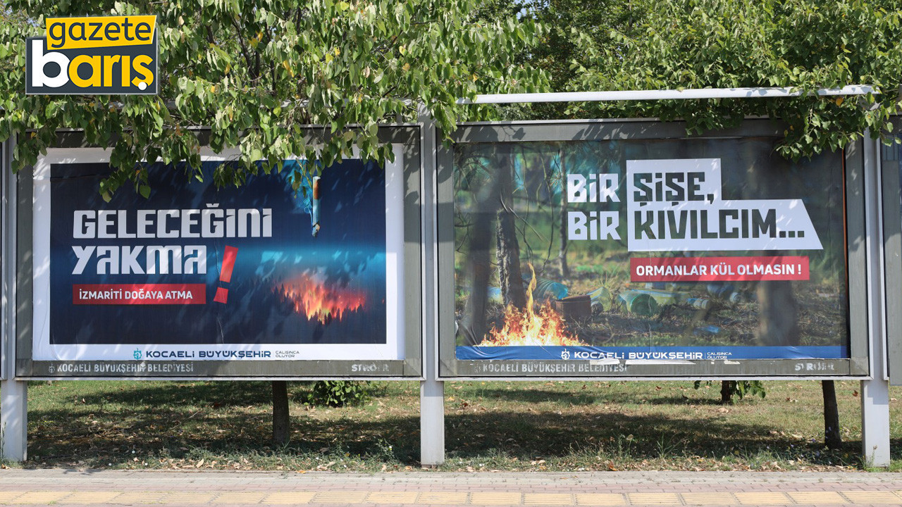 Kocaeli’de dikkat çeken billboardlar