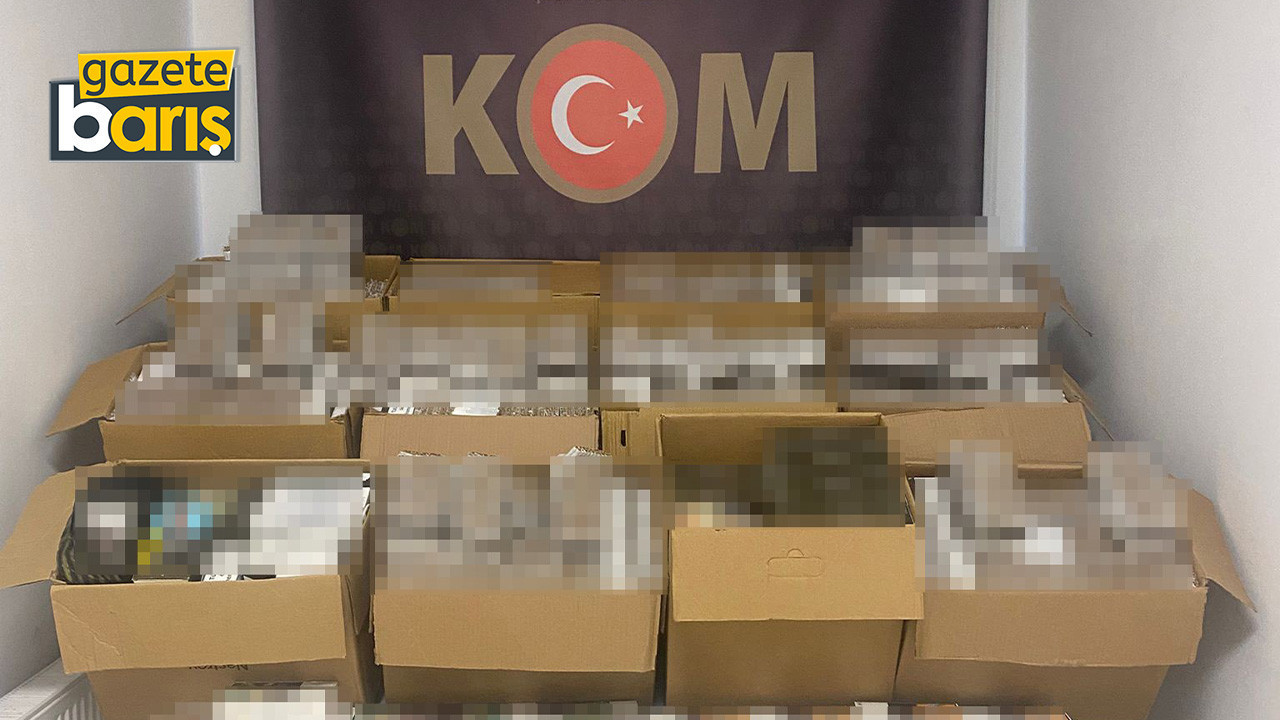 Kocaeli'de kaçak tütün operasyonu!