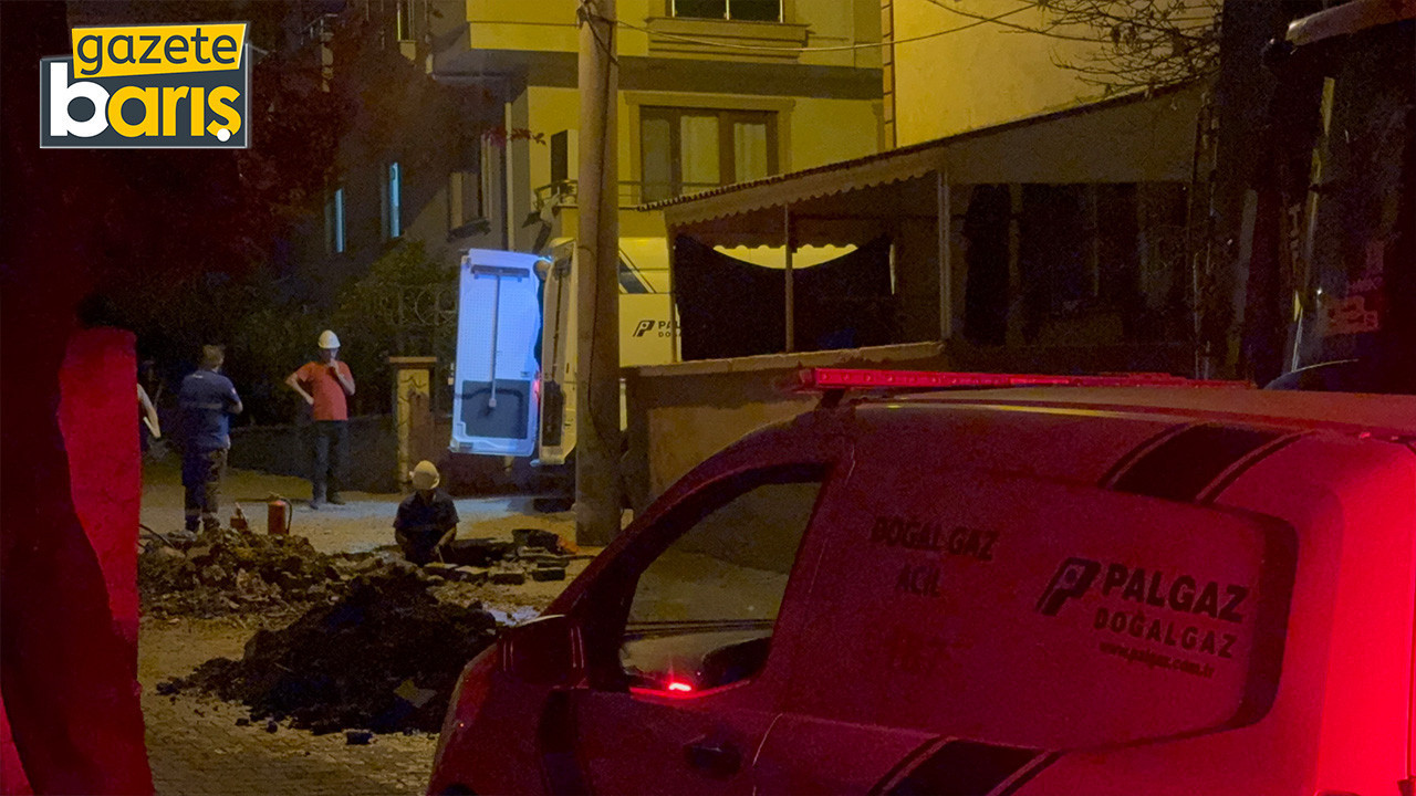 Kocaeli’de doğal gaz borusu patladı
