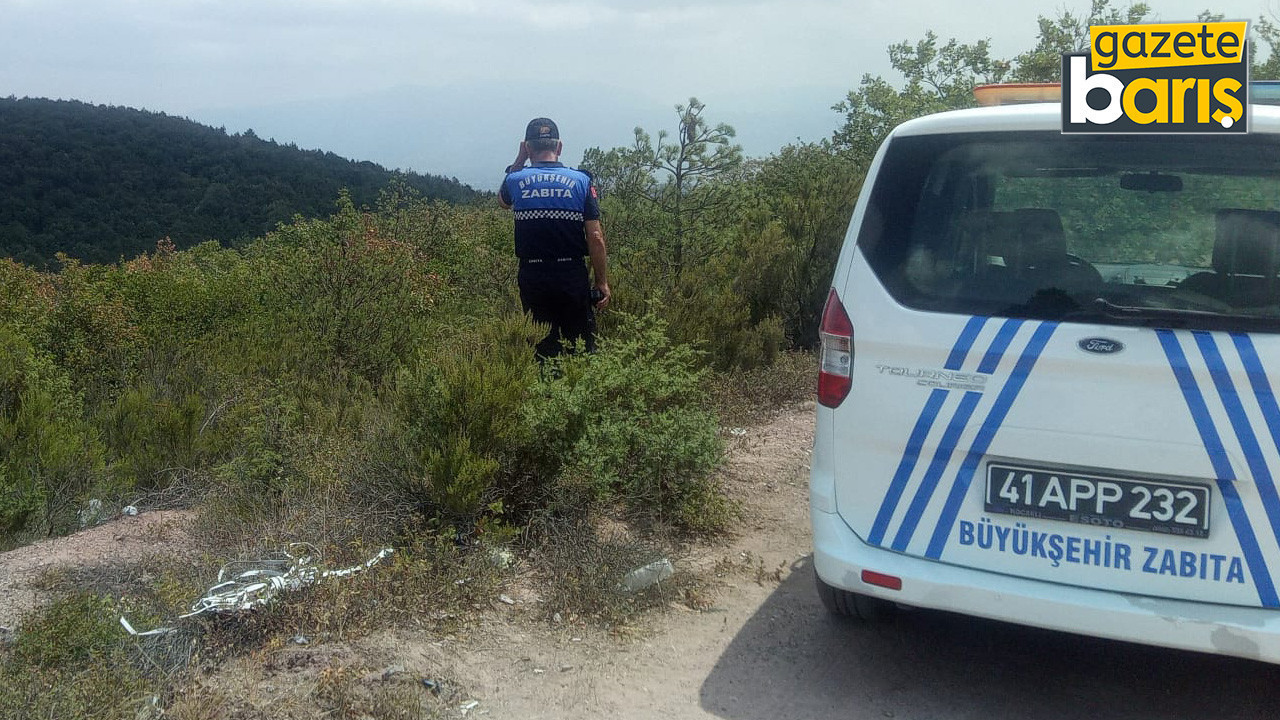 Kocaeli zabıtası kırsalda devriye geziyor