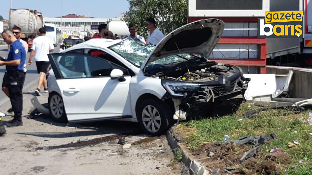 Körfez'de kaza 1 yaralı