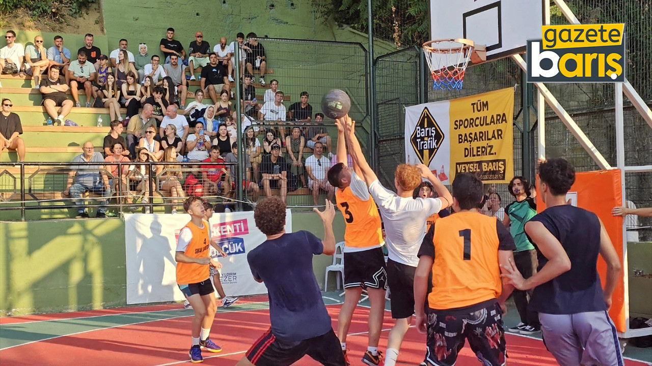 Sokak basketbolu turnuvası sona erdi