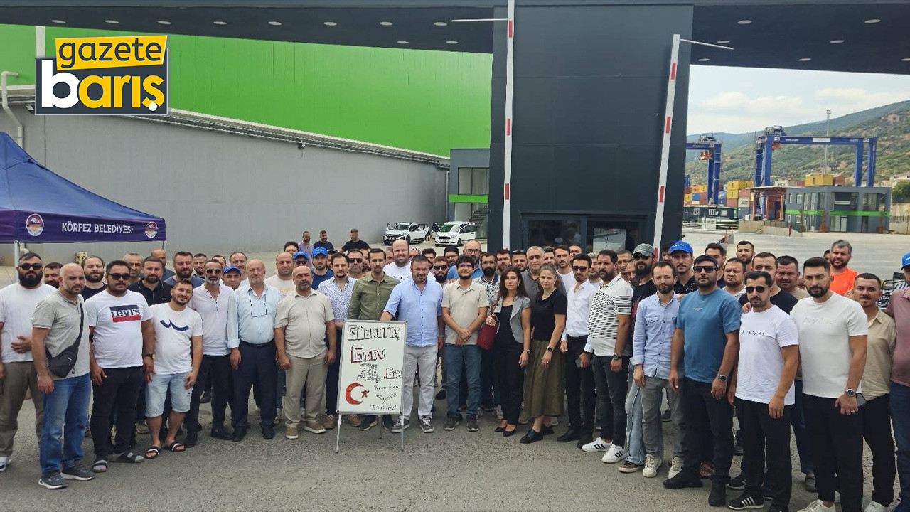 Kocaelili avukatlar GÜBRETAŞ grevinde
