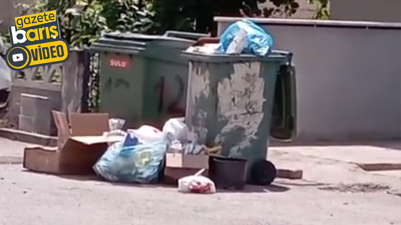 Körfez'deki o sokağın çöpleri dolup taştı