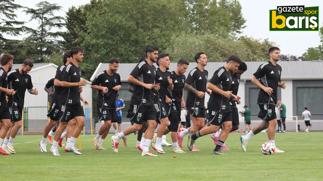 Kocaelispor, Trabzonspor hazırlıklarını sürdürüyor