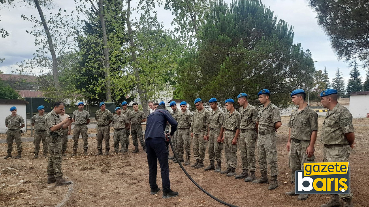 Kocaeli İtfaiyesi’nden yangın eğitimi