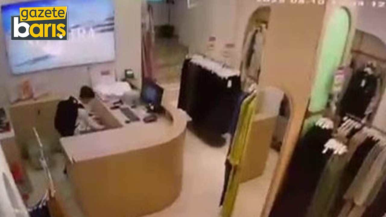 Gebze’de çocuğun cep telefonu hırsızlığı kamerada