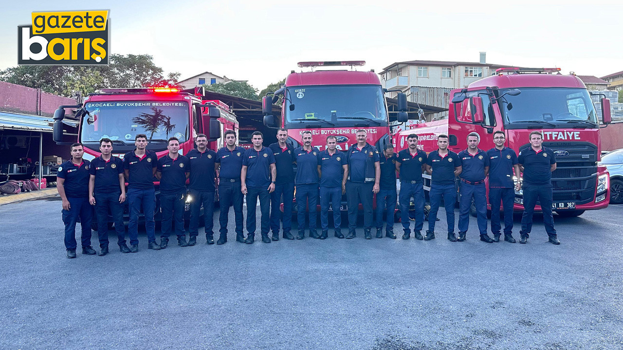Kocaeli İtfaiyesi Çanakkale’de