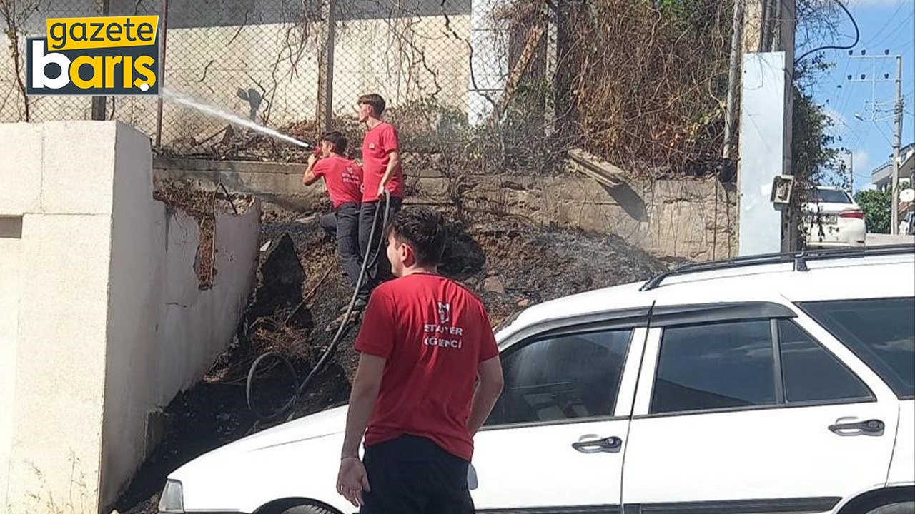 Körfez'de korkutan yangın
