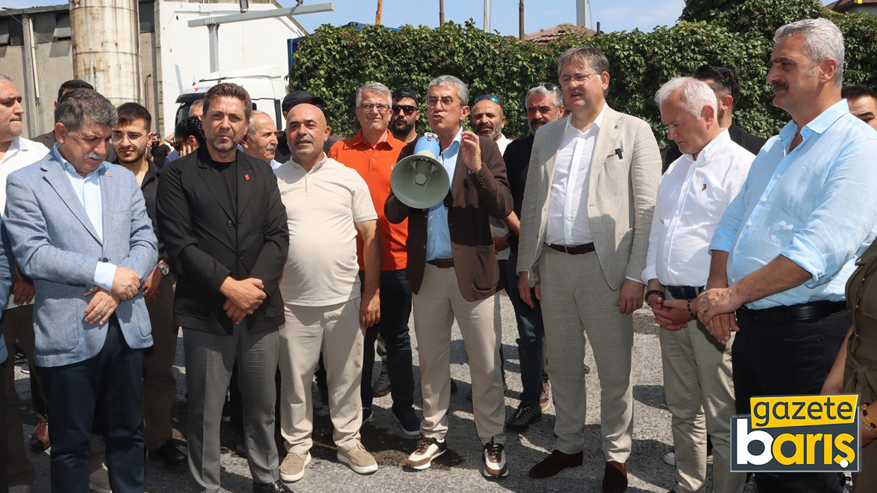 CHP’liler Gübretaş işçilerine gitti