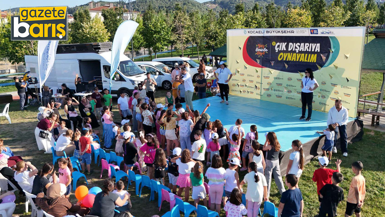 Kocaeli’de aileler piknik yaptı, çocuklar eğlendi