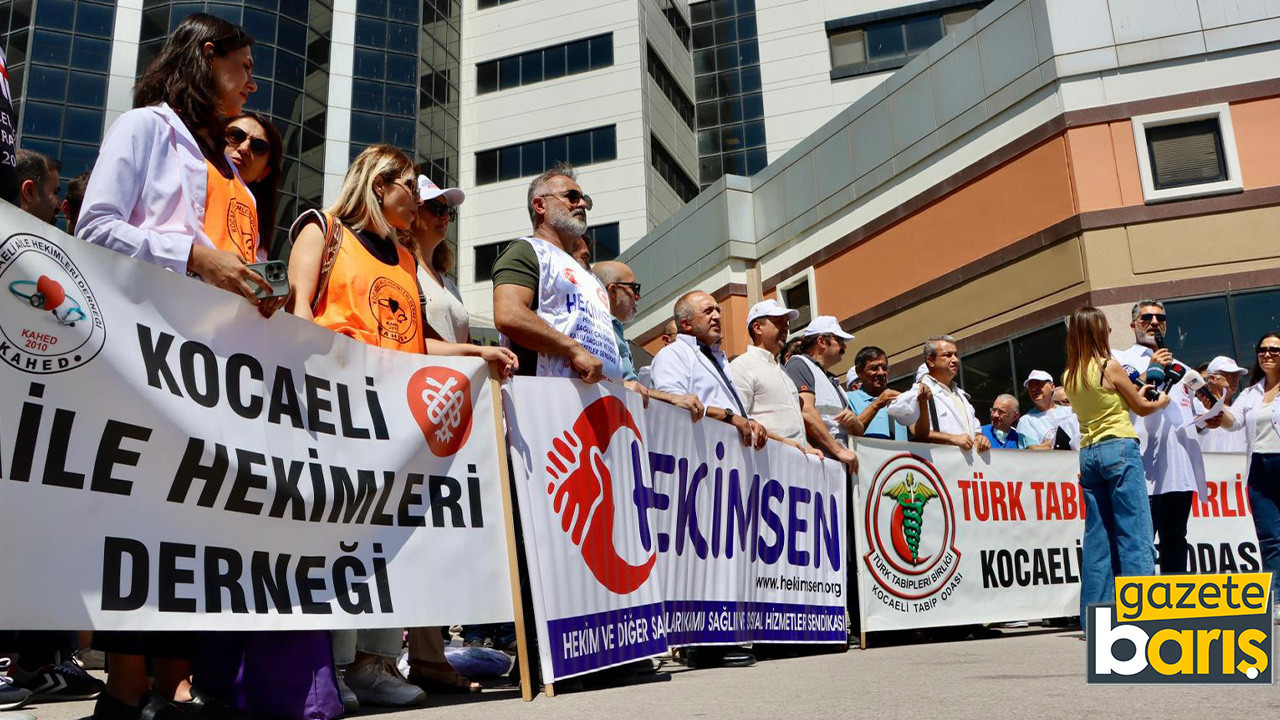 KOÜ Hastanesi'nde doktora darp protestosu!