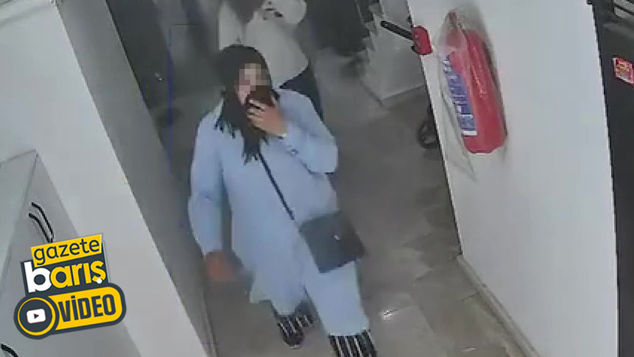 Soyguncu kadınlar, kamerayı görünce panikledi