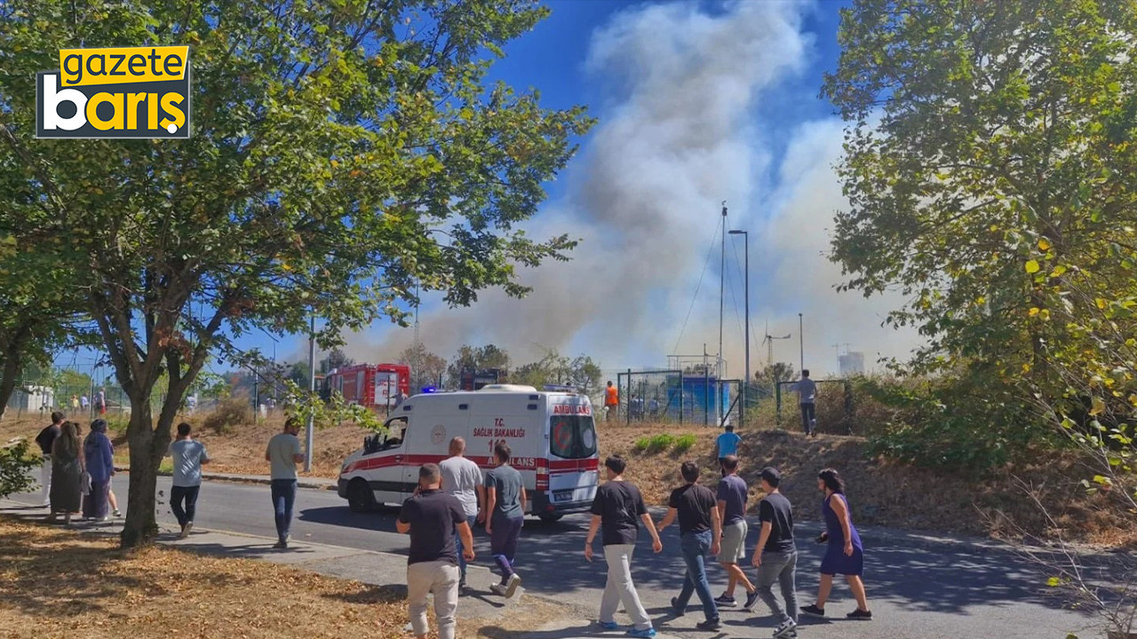 İTÜ'de yangın çıktı