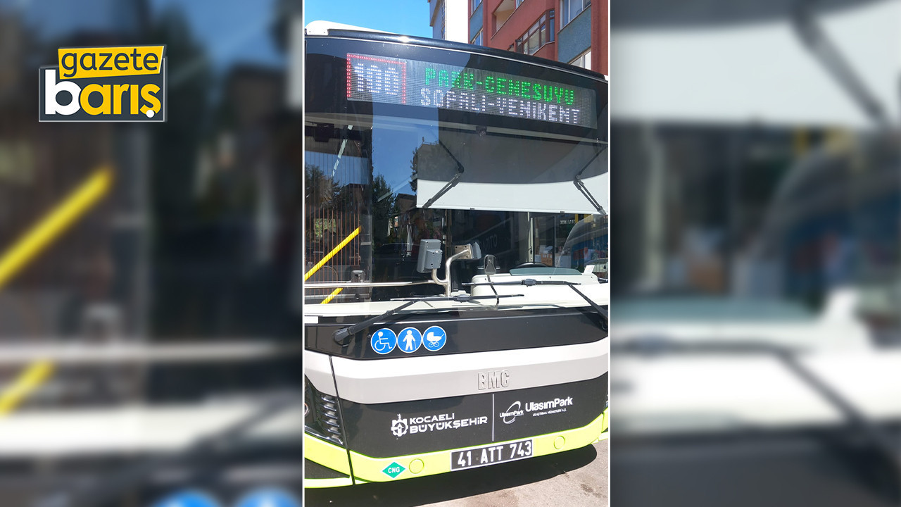 İzmit’te yolcuları şok eden olay: Şoför otobüsü bırakıp gitti