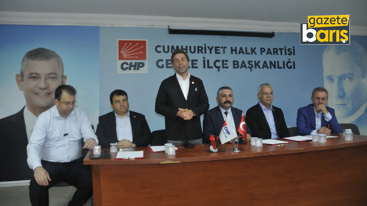 CHP heyeti Gebze’de partililerle bir araya geldi
