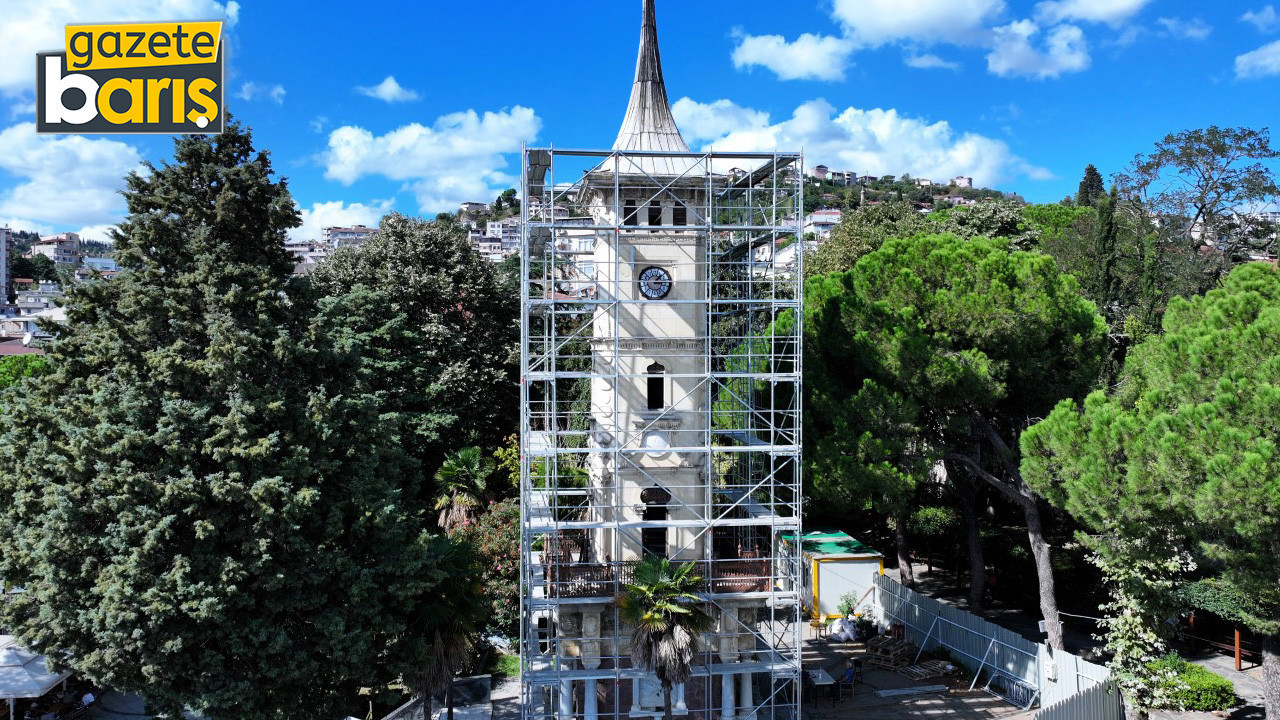 İzmit Saat Kulesi yeni görünümü için gün sayıyor