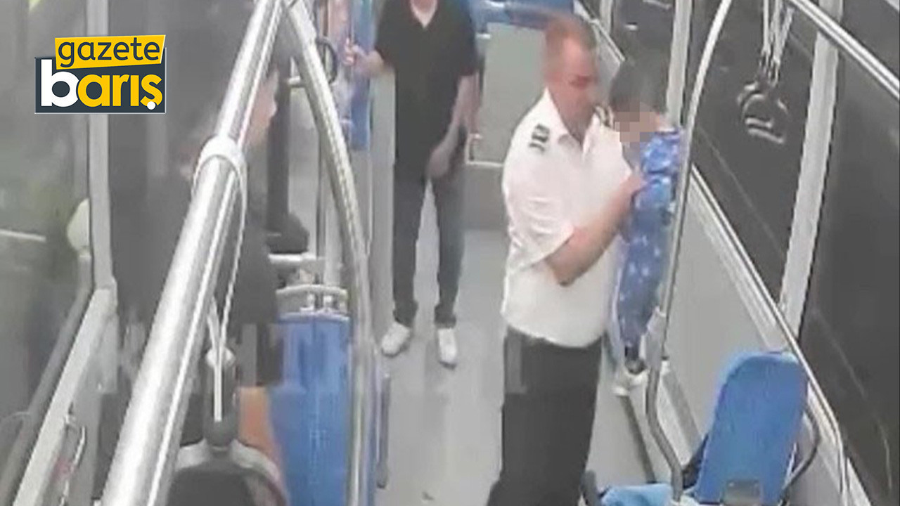 Kocaeli'de otobüs şoföründen hayat kurtaran hamle!