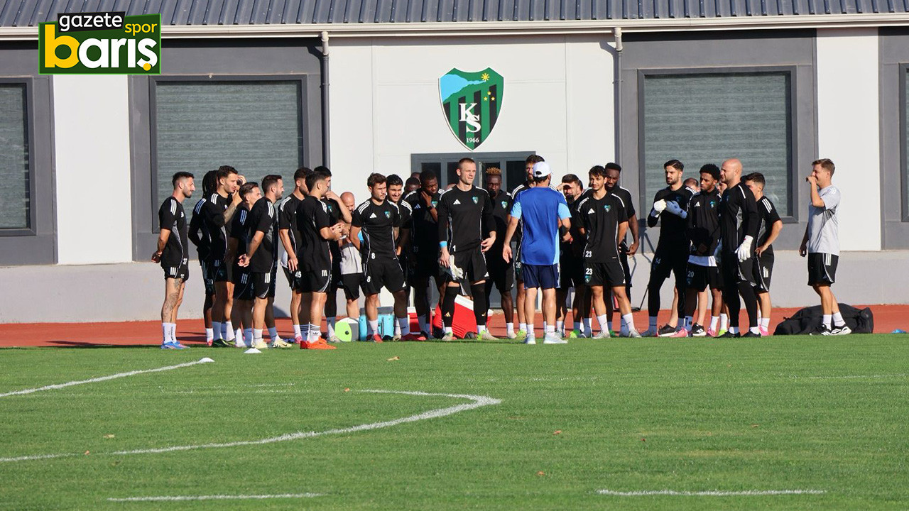 Kocaelispor’da Gaziantep FK mesaisi başladı