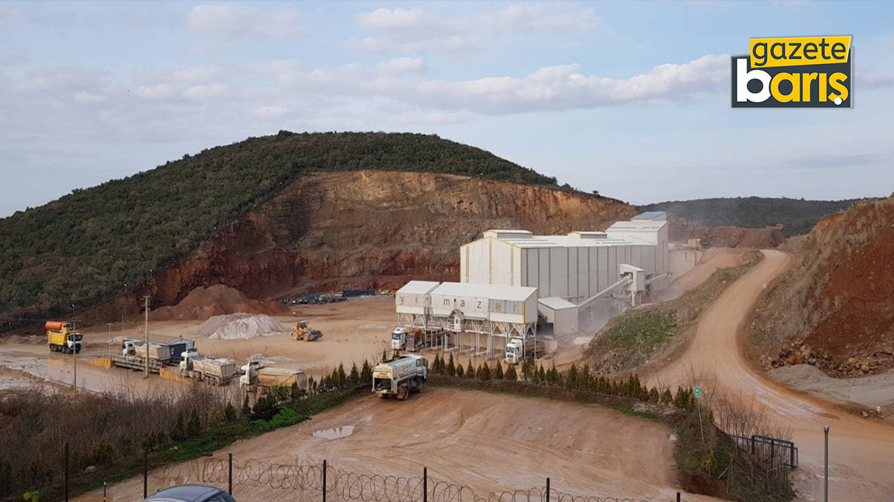 Kocaeli'de ormanlık alandaki taş ocağı kapasite artırıyor!
