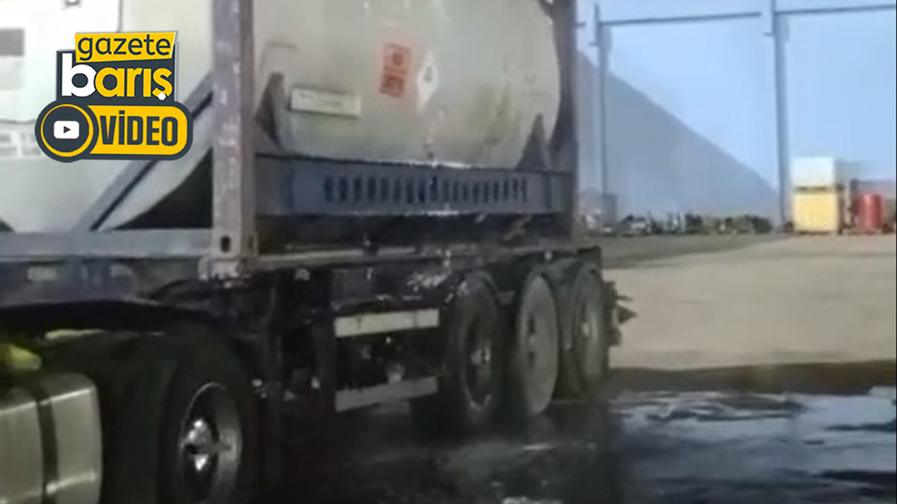 Polisan’daki tanker sızıntısının görüntüleri ortaya çıktı!