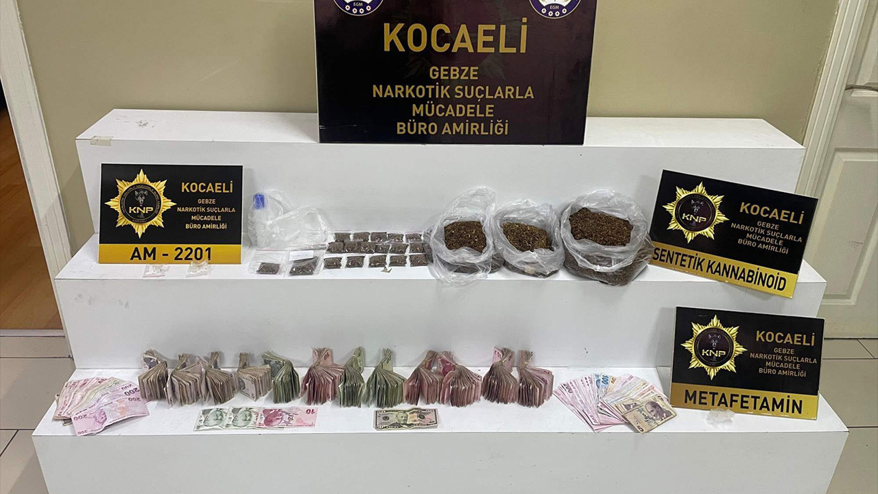 Kocaeli'de uyuşturucu operasyonu
