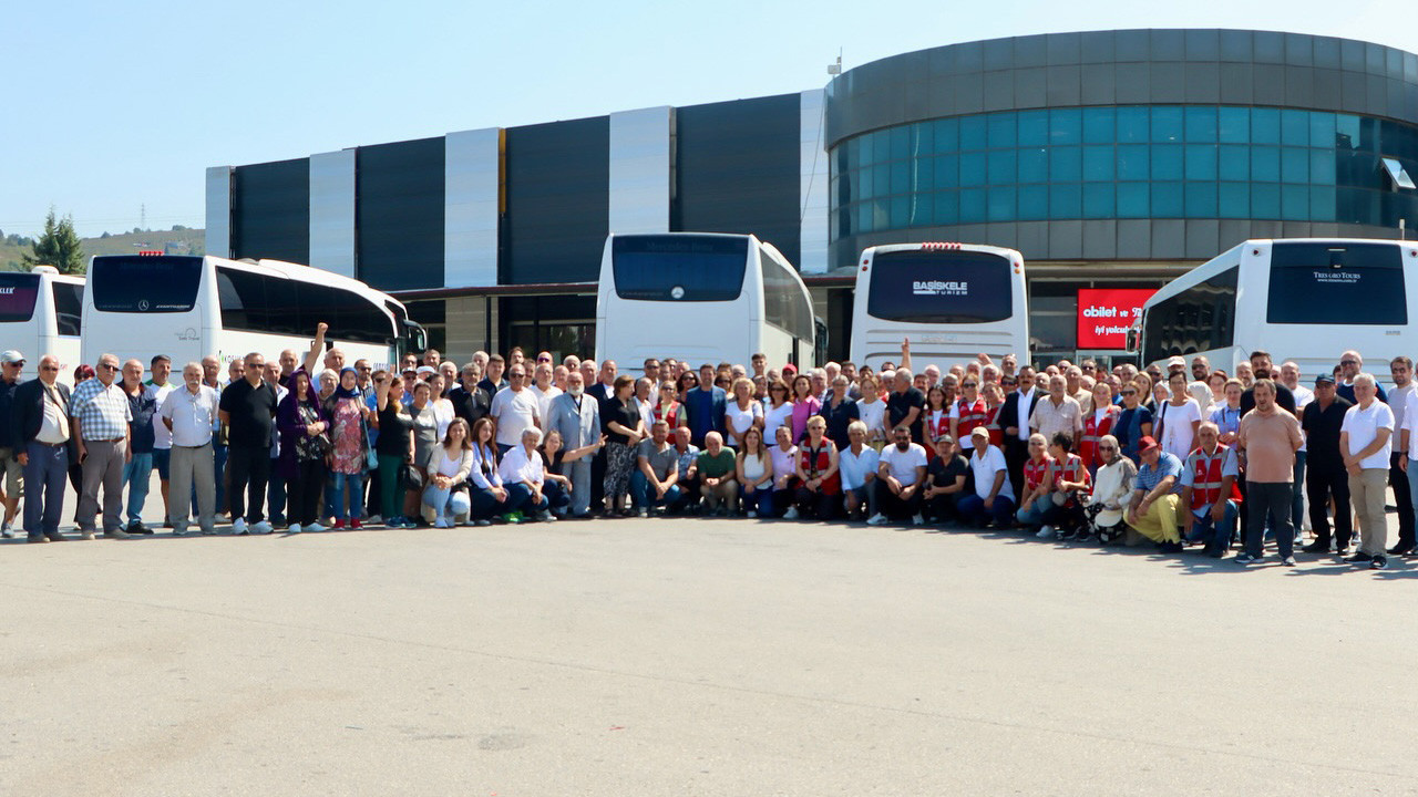 CHP Kocaeli Örgütü 21 otobüsle Başkent’e çıkarma yaptı