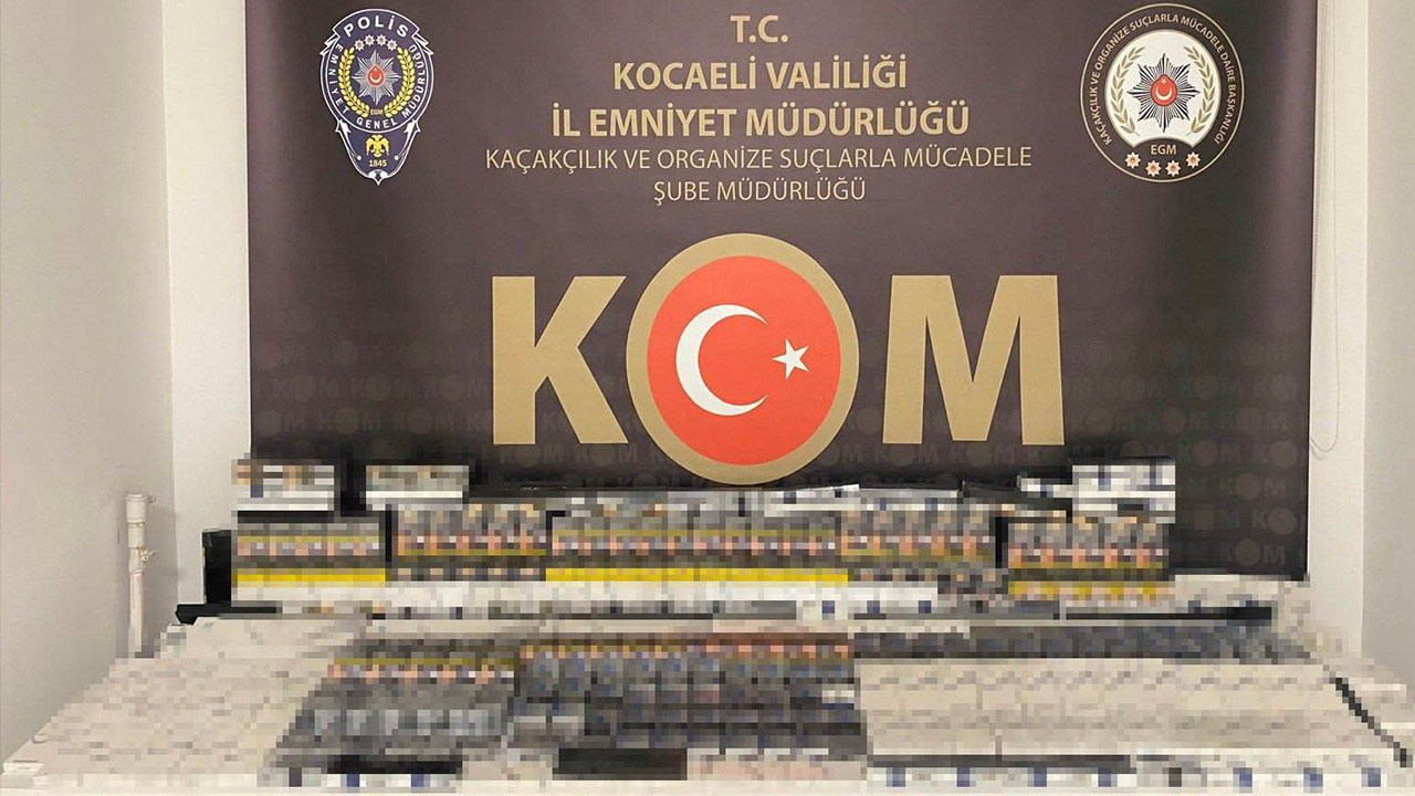 Kocaeli'de kaçak sigara operasyonu