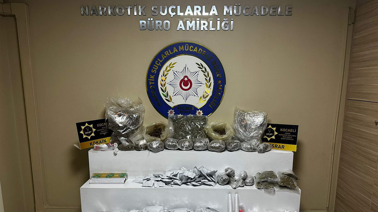 Kocaeli’de narkotik baskını: 5 şüpheli yakalandı