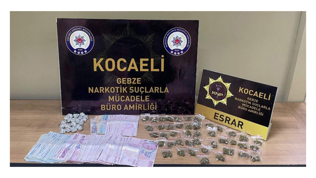 Kocaeli'de uyuşturucu operasyonu: 4 tutuklu