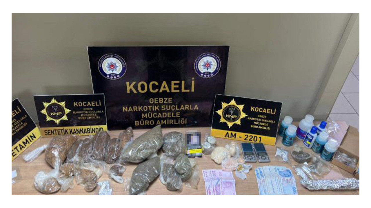 Kocaeli'de narkotik operasyonu!